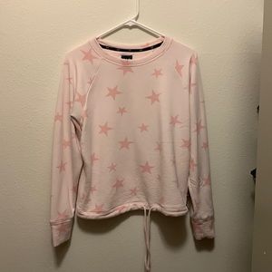GAP pink star star sweatshirt size small